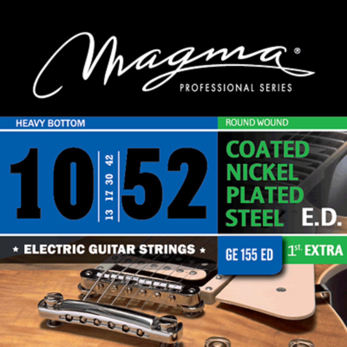 Комплект струн для электрогитары Magma GE155ED