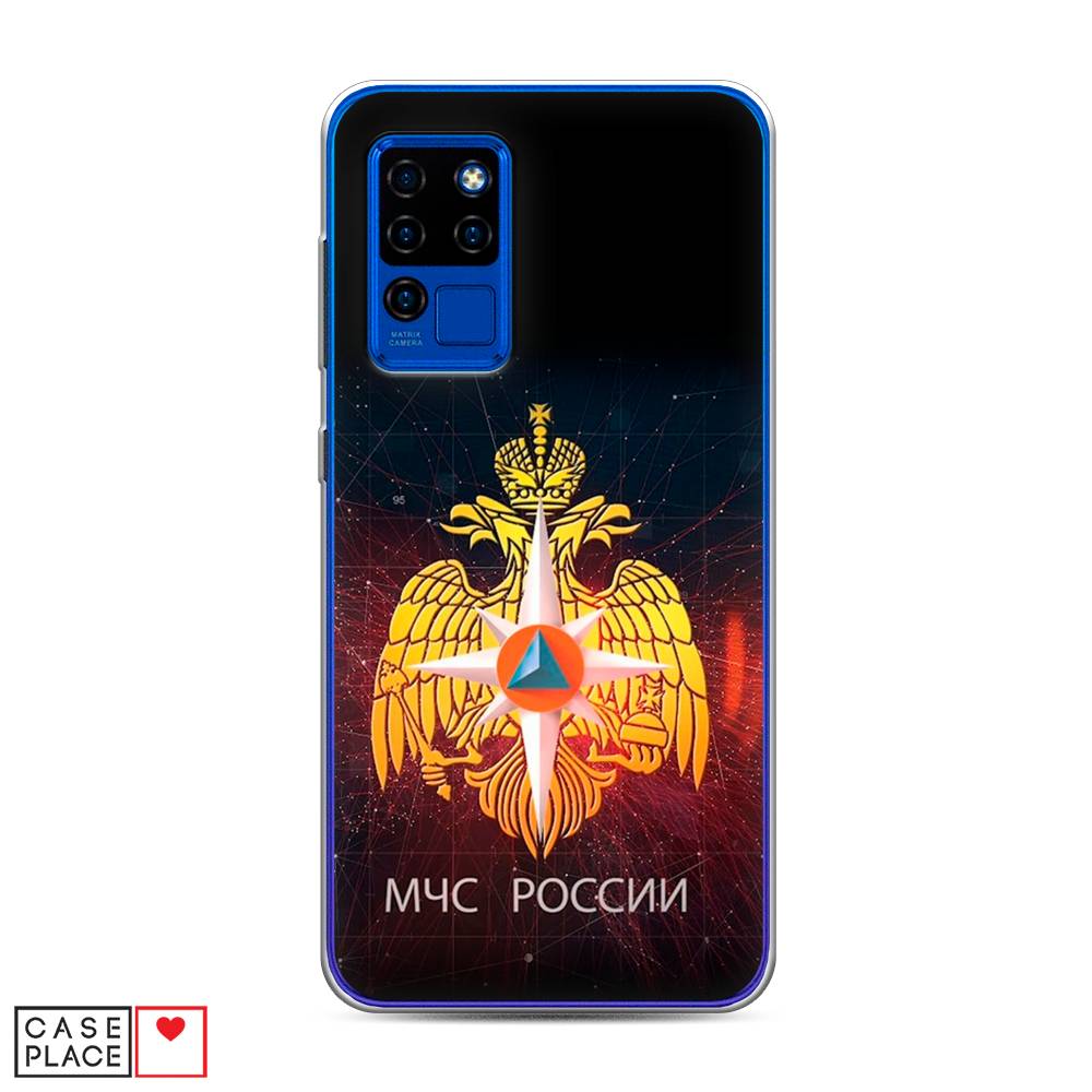 

Чехол Awog на Oukitel C21 / Оукитель C21 "МЧС России", Черный;желтый;красный, 230350-5