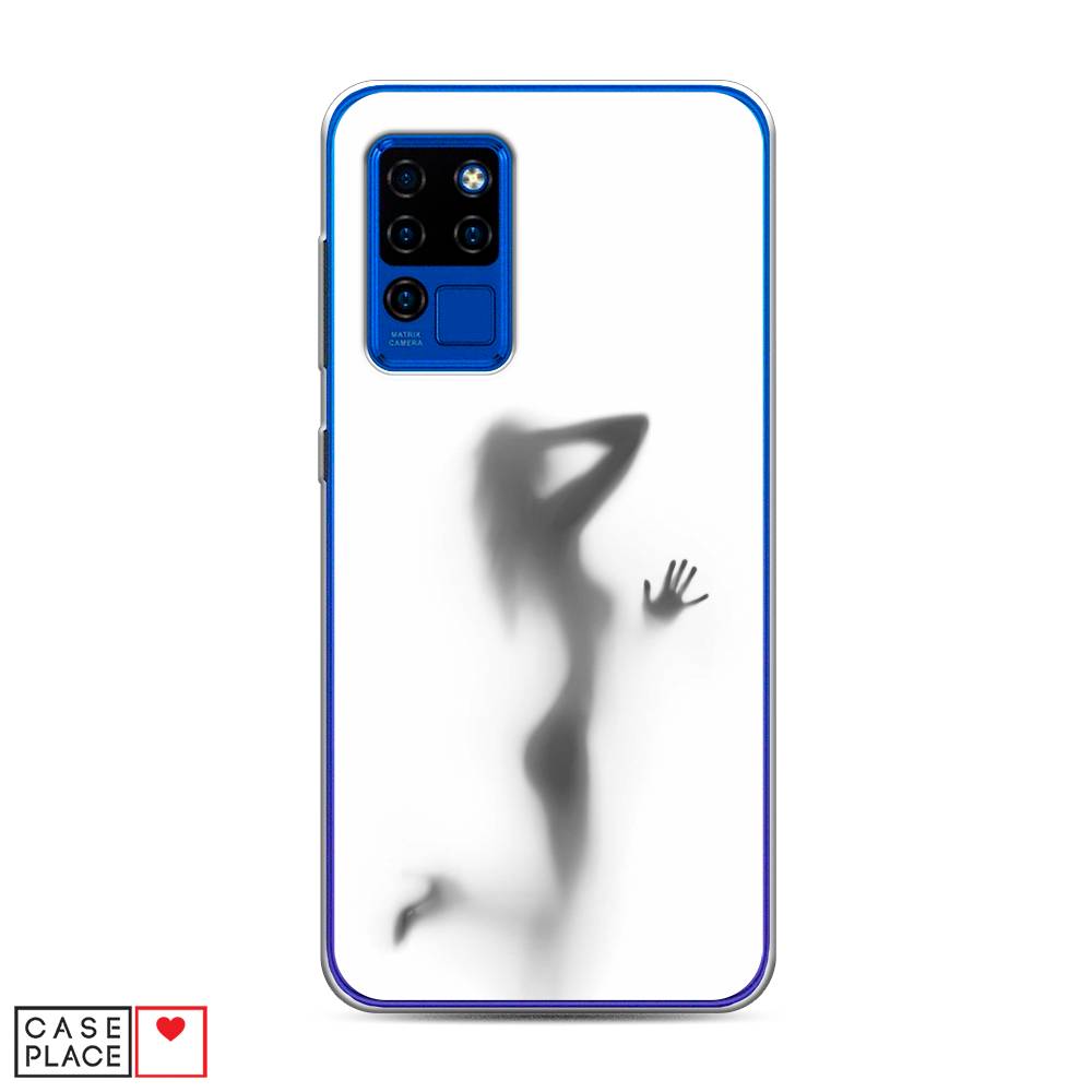 

Чехол Awog на Oukitel C21 / Оукитель C21 "Стекло в душе", Белый;серый;черный, 230350-7