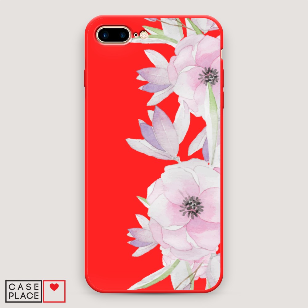 

Чехол Awog на Apple iPhone 7 Plus / Айфон 7 Plus "Нежные анемоны", Разноцветный, 10753-1