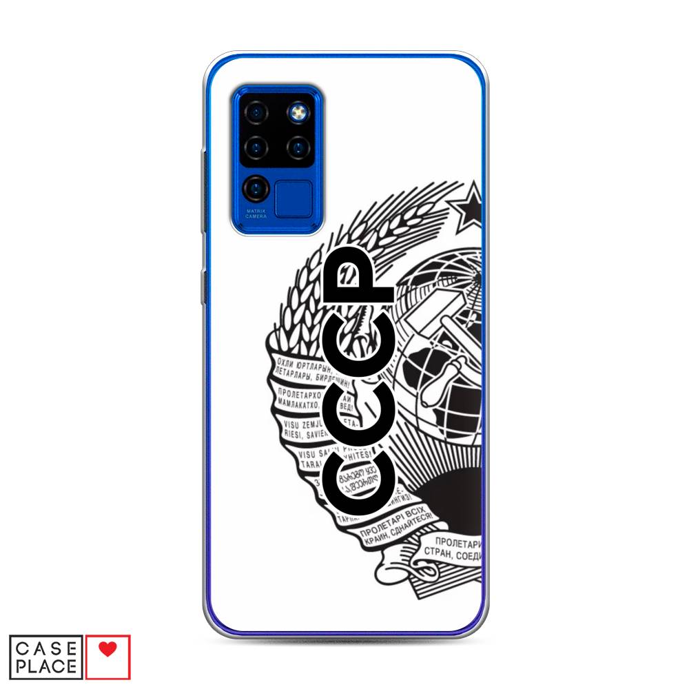 

Чехол Awog на Oukitel C21 / Оукитель C21 "Герб СССР", Черный;серый;белый, 230350-10