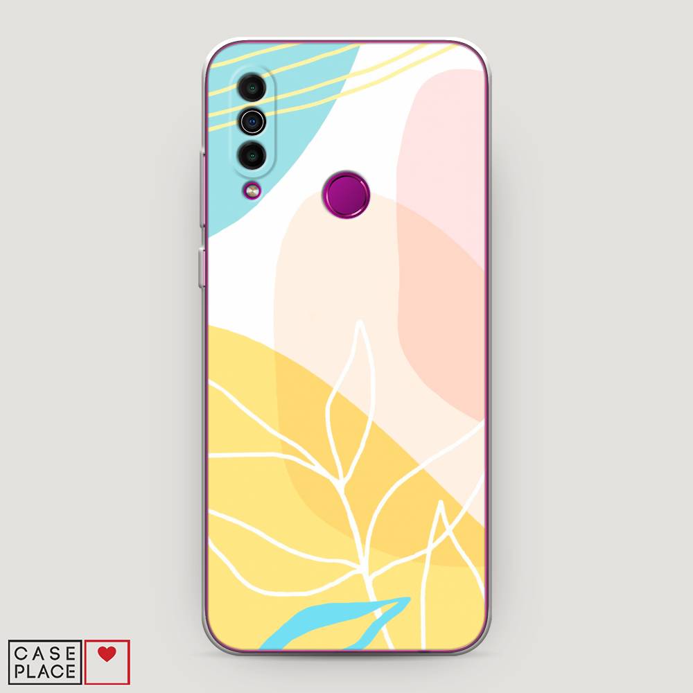 

Чехол Awog на Meizu M10 "Летнее настроение", Желтый;голубой;розовый, 73850-10