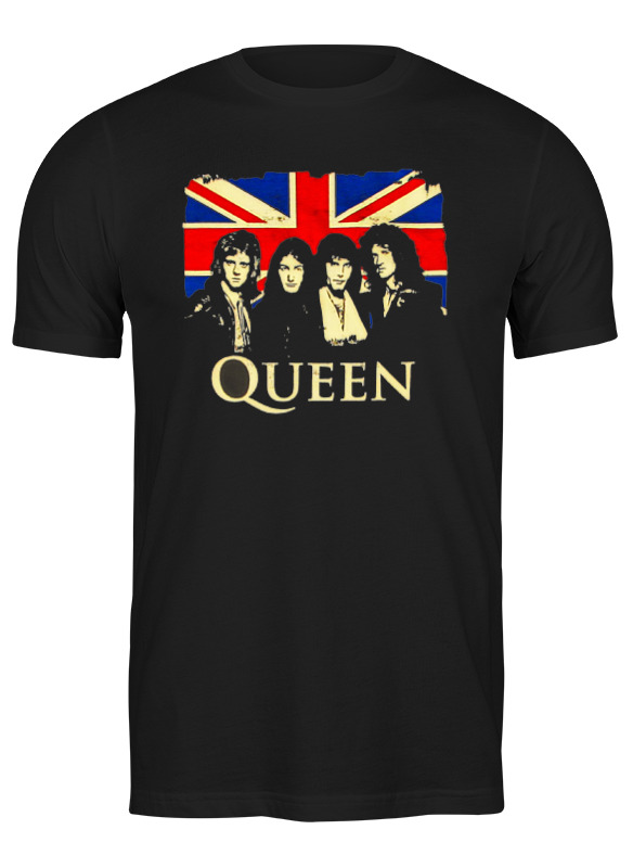 

Футболка мужская Printio Queen group черная XL, Черный, Queen group