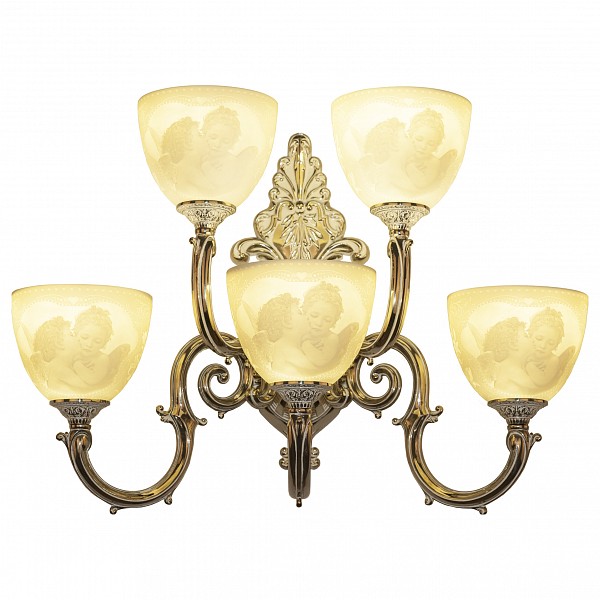 фото Бра 7203 7203b15/3+2/210 nw p1 u angel bohemia ivele crystal