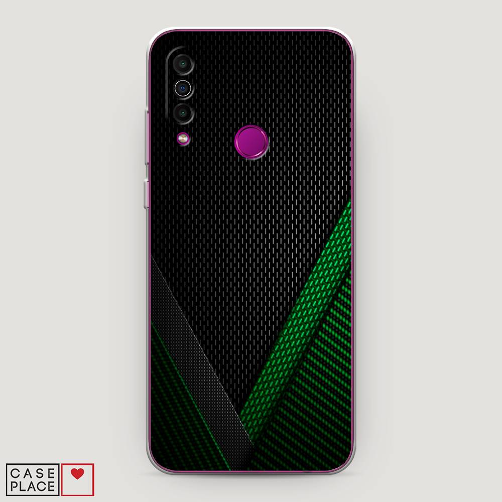 

Чехол Awog на Meizu M10 "Зеленый карбон", Черный;зеленый, 73850-3
