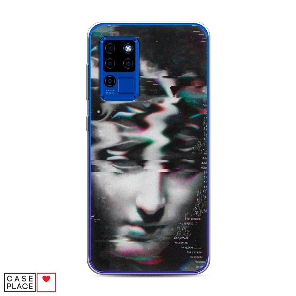 

Чехол Awog на Oukitel C21 / Оукитель C21 "Glitch Art", Серый, 230350-9