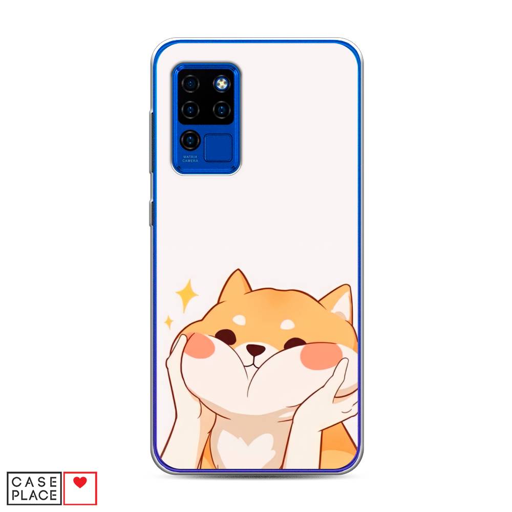 

Чехол Awog на Oukitel C21 / Оукитель C21 "Сладкий песик", Оранжевый, 230350-1