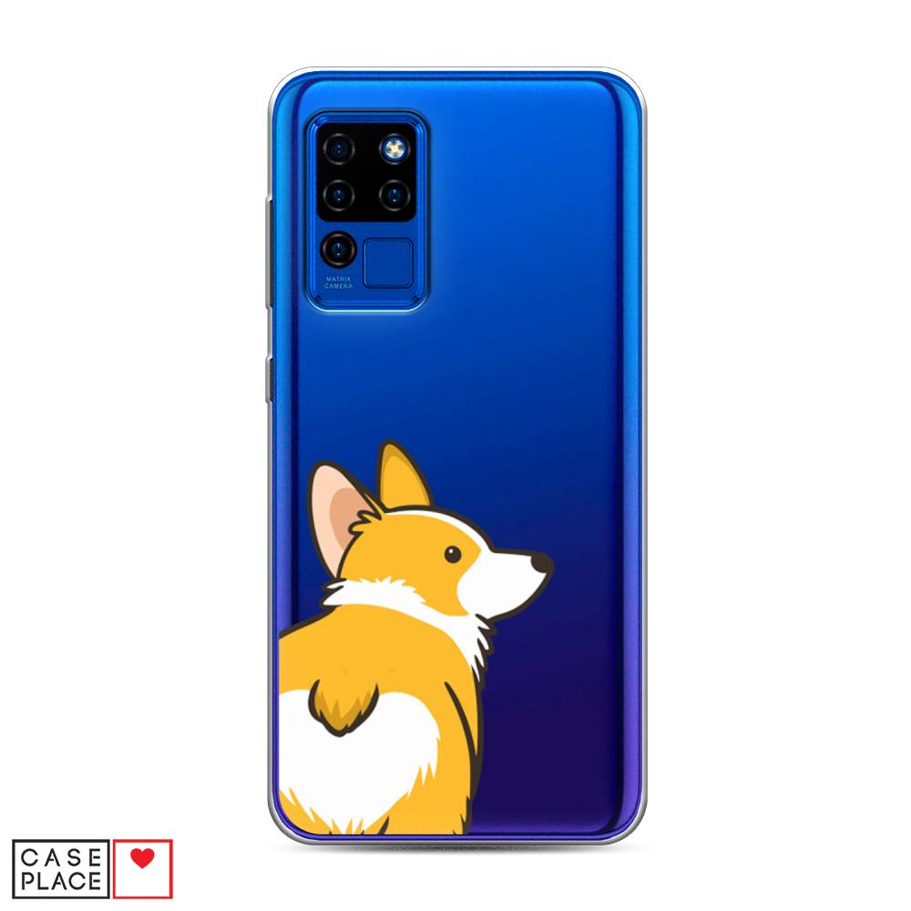 

Чехол Awog на Oukitel C21 / Оукитель C21 "Корги следуй за мной", Желтый;бежевый;белый, 230350-2