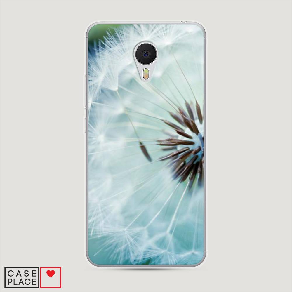

Чехол Awog на Meizu M3 "Пух одуванчика", Серебристый;серый, 70350-4