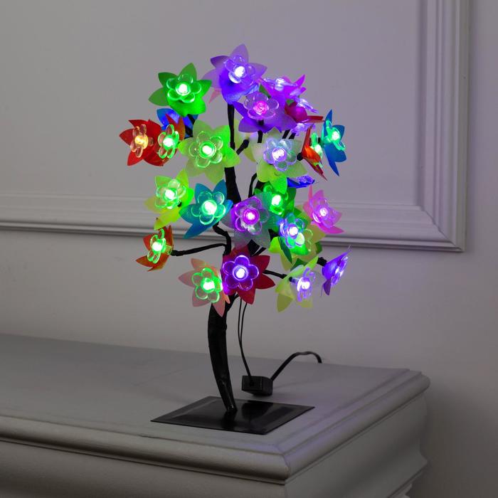 

Световое дерево Luazon Lighting Орхидеи Р00011586 разноцветный/RGB, Орхидеи