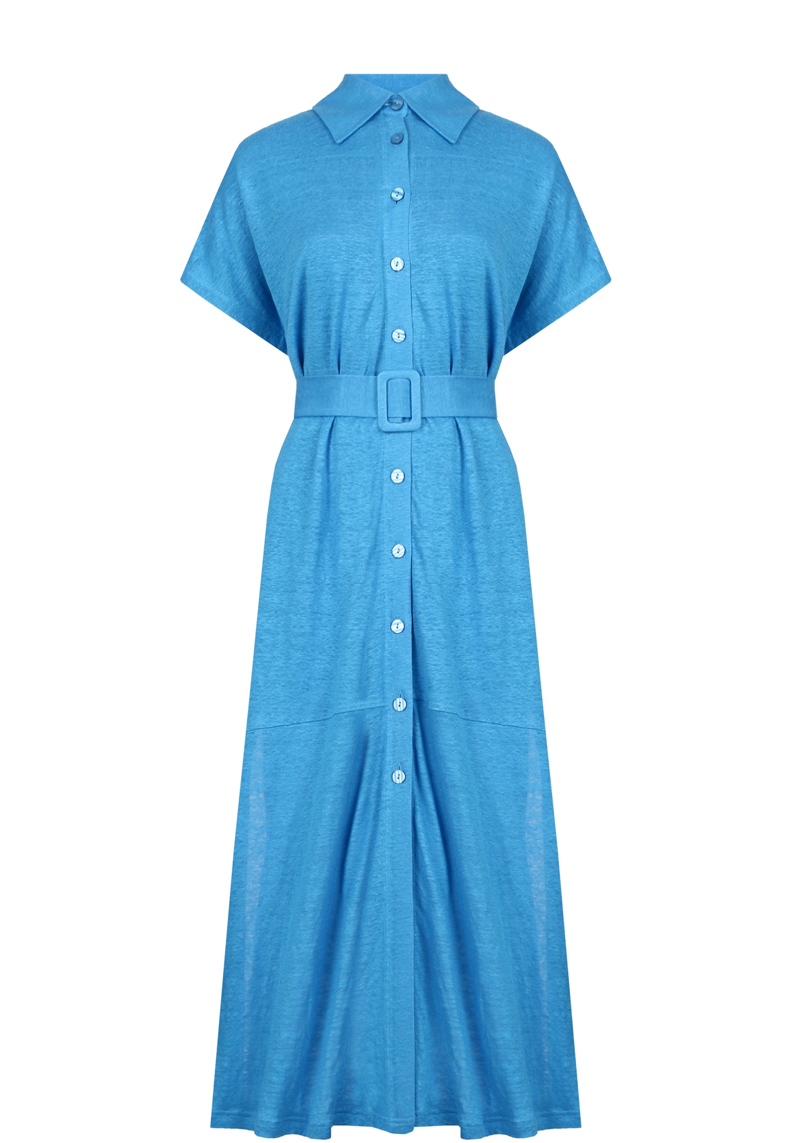 Платье женское MAX & MOI 140637 голубое 44 FR