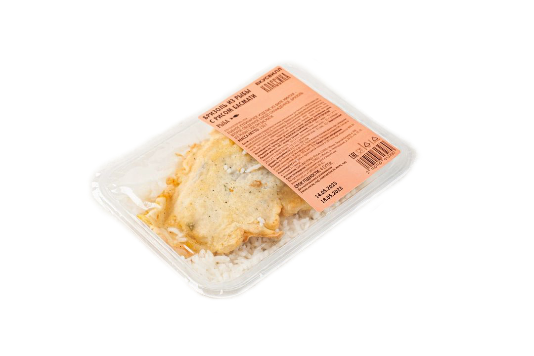 

Бризоль ВкусВилл из рыбы с рисом басмати 230 г