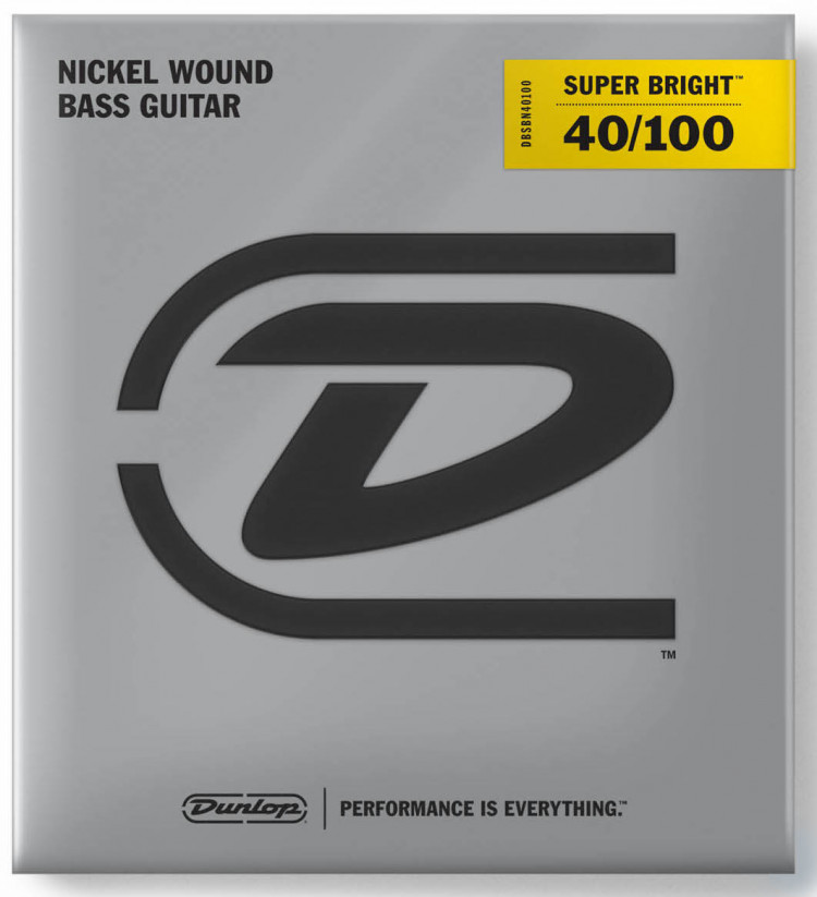 

Dunlop Dbsbn Super Bright Nickel Wound Bass 40-100 струны для бас-гитары