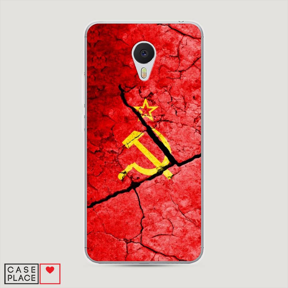 

Чехол Awog на Meizu M3 "СССР", Красный;черный;желтый, 70350-5