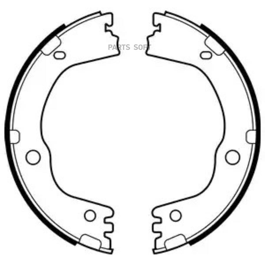 

Колодки стояночного тормоза HYUNDAI/KIA/SSANG New Action 2010-> DELPHI LS2081