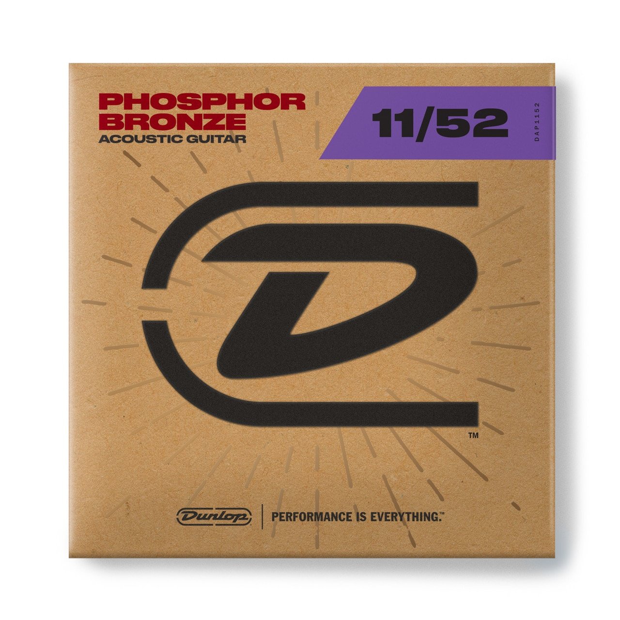 Dunlop Dap Phosphor Bronze 11-52 - струны для акустической гитары