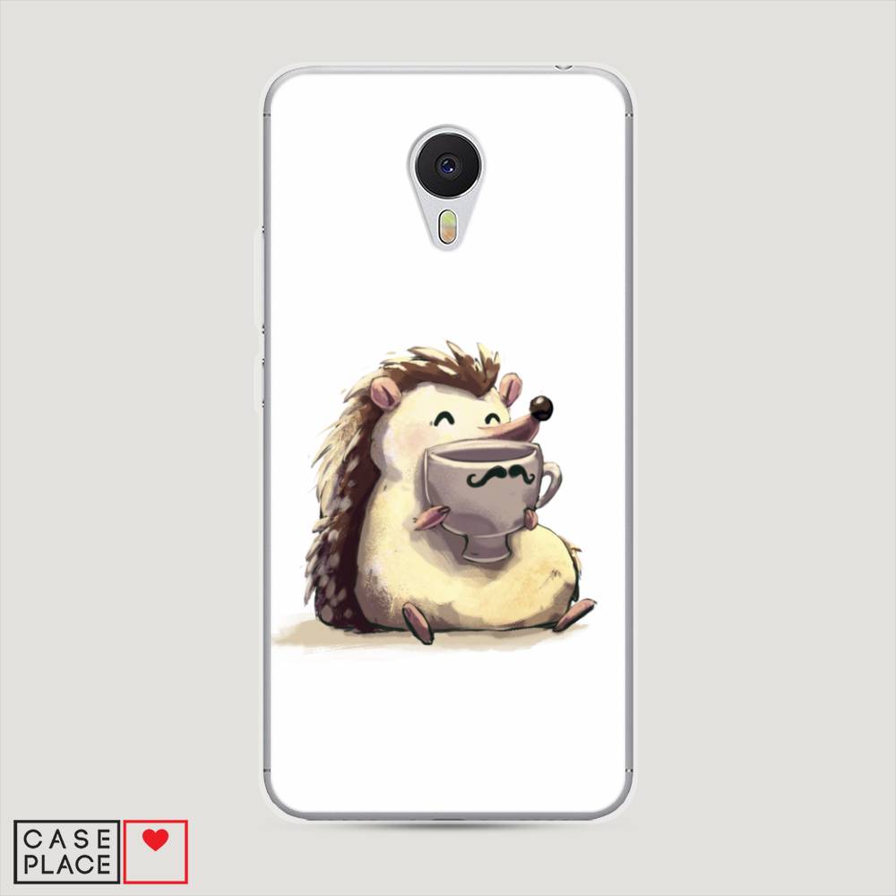 

Чехол Awog на Meizu M3 "Еж кофеман", Белый;коричневый;бежевый, 70350-10