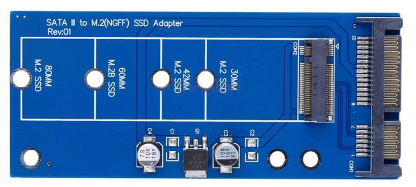 Переходник SATA на M.2 (NGFF) SSD