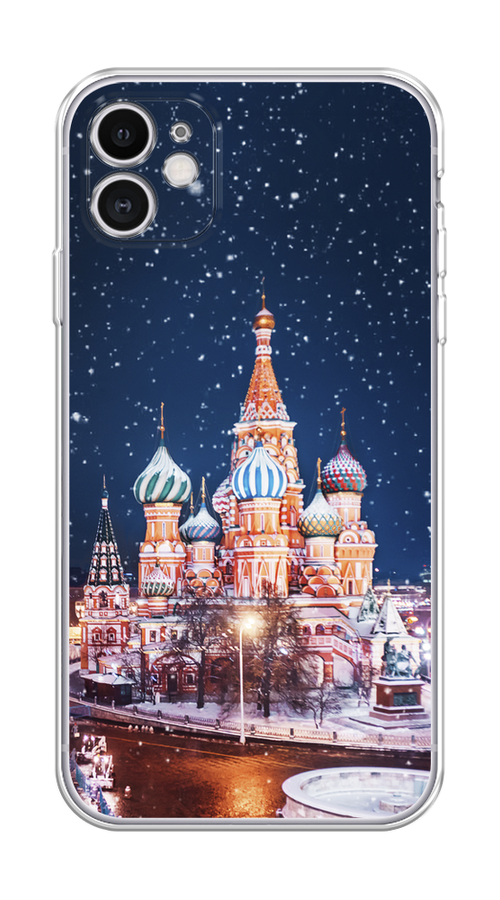 

Чехол Homey на Apple iPhone 11 "Москва 1", Коричневый;синий;белый, 12150-1