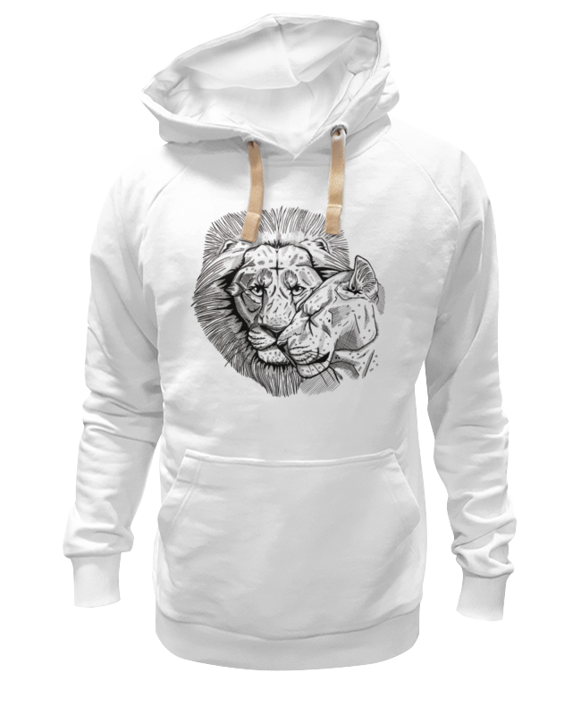 

Худи унисекс Printio Любовь белое 3XL, Белый, Любовь