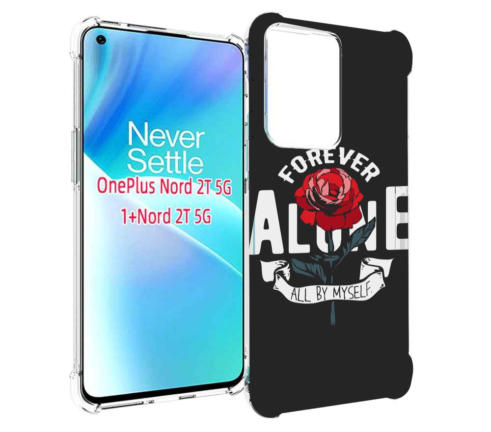 

Чехол MyPads Alone для OnePlus Nord 2T, Прозрачный, Tocco