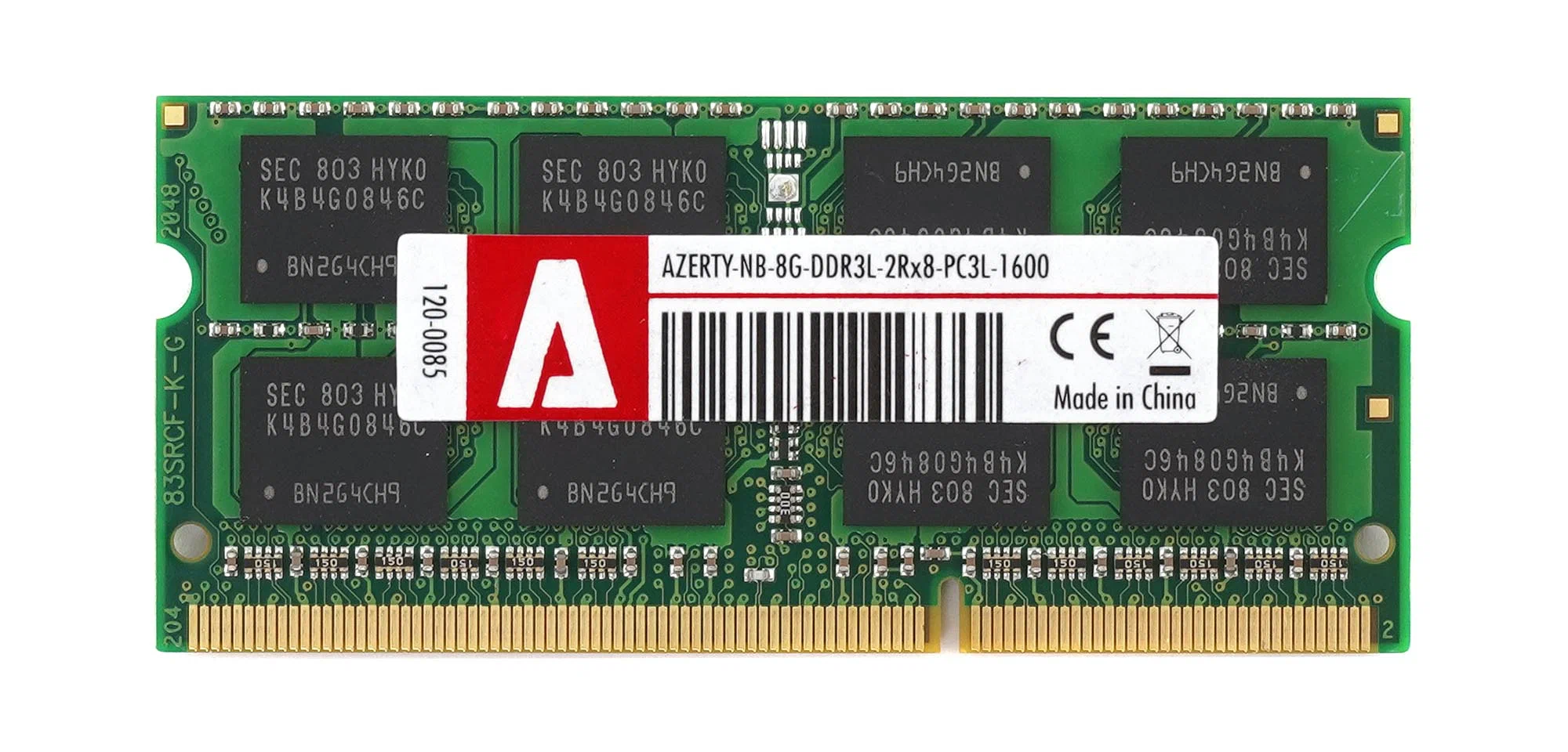 

Модуль памяти Azerty SODIMM 8Gb DDR3L 1600