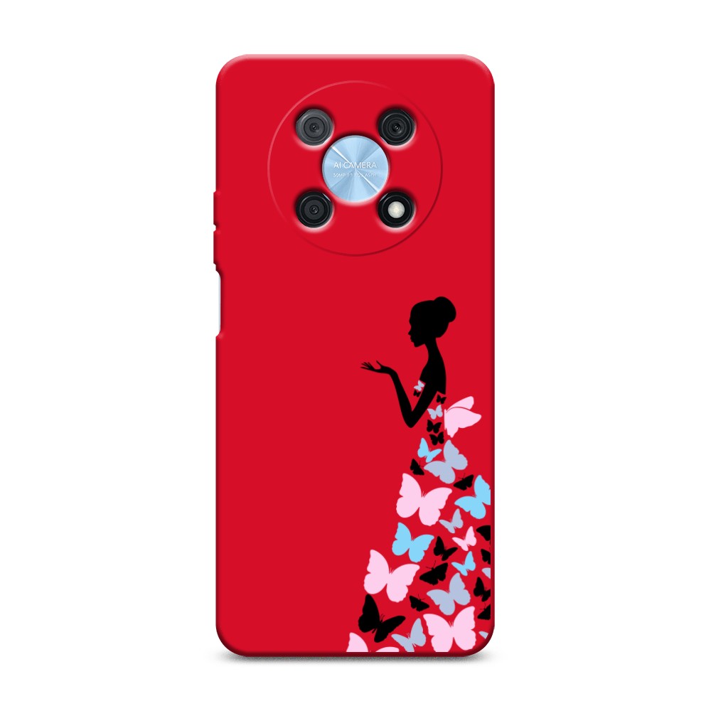 

Чехол Awog на Huawei P50 Pro "Платье из бабочек", Белый;розовый, 6109353-1