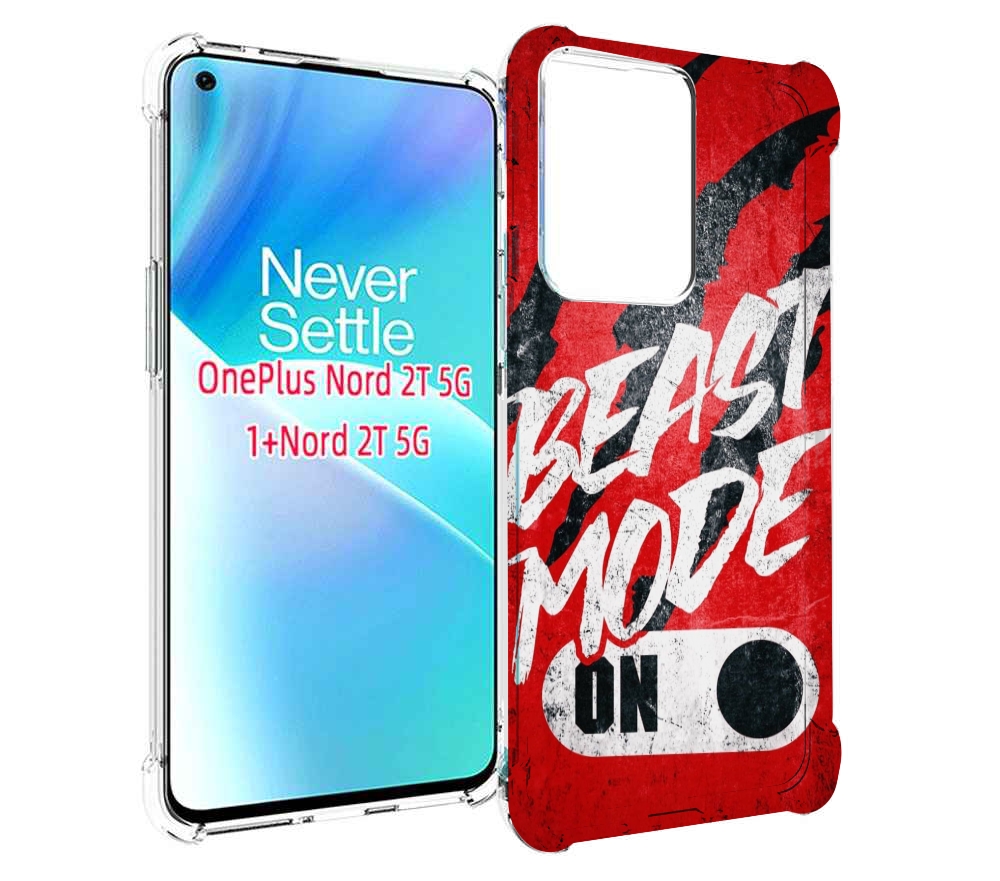 

Чехол MyPads BEAST inside You для OnePlus Nord 2T, Прозрачный, Tocco