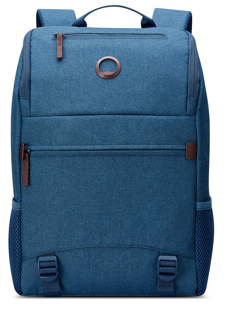 Рюкзак для ноутбука унисекс 003813600 15,6 синий Delsey. Цвет: синий