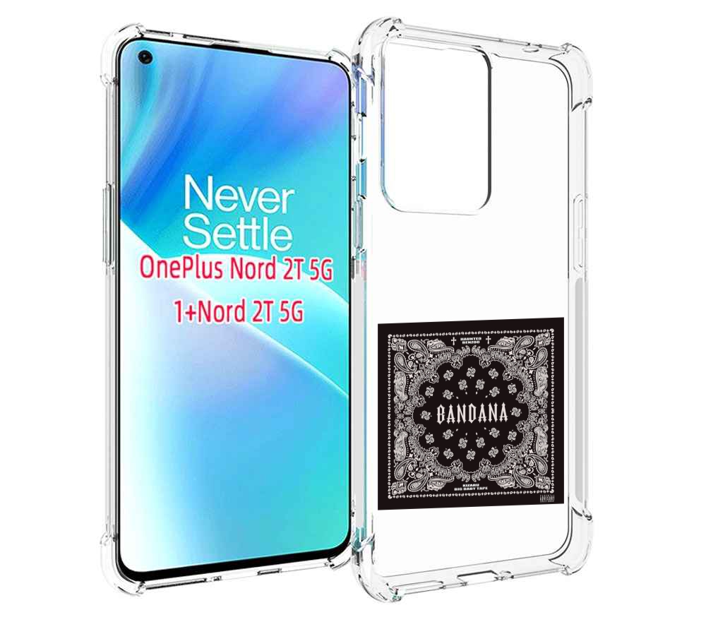 

Чехол MyPads Bandana I Big Baby Tape для OnePlus Nord 2T, Прозрачный, Tocco