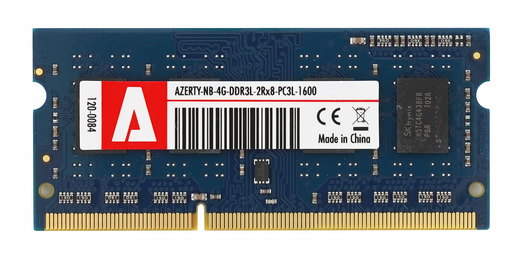 

Модуль памяти Azerty 4Gb SODIMM 4Gb DDR3L 1600 2Rx8