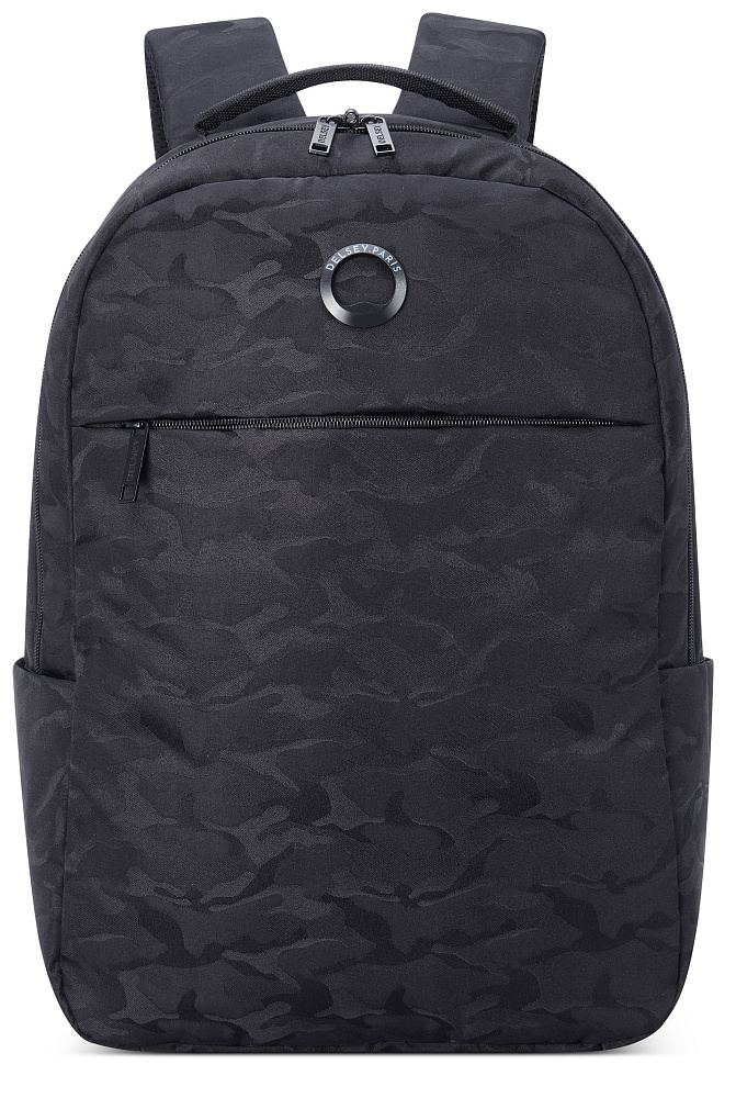 

Рюкзак для ноутбука унисекс Delsey 003910600 15,6" камуфляж черный, 003910600