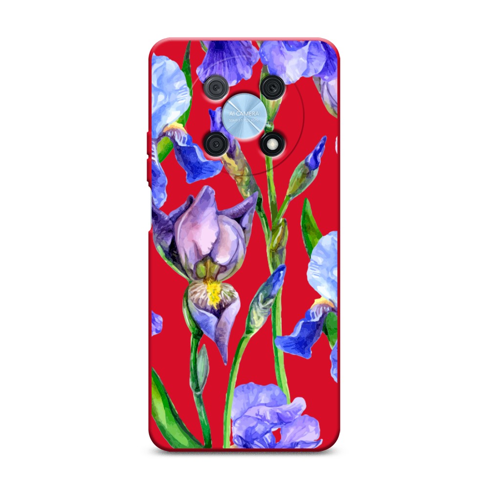 

Чехол Awog на Huawei P50 Pro "Синие ирисы", Фиолетовый;голубой;зеленый, 6109353-1