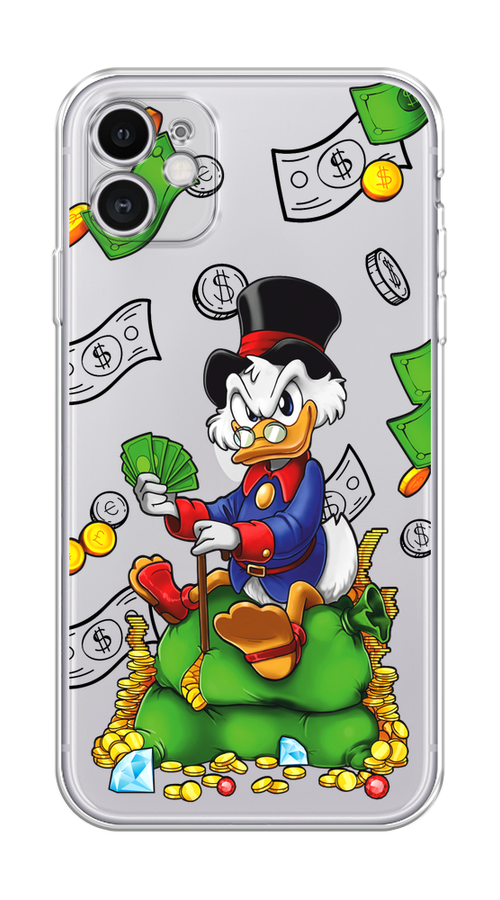 

Чехол Homey на Apple iPhone 11 "Scrooge Richness", Черный;синий;зеленый, 12150-1