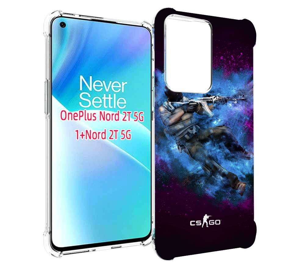 

Чехол MyPads CS-go-террорист для OnePlus Nord 2T, Прозрачный, Tocco