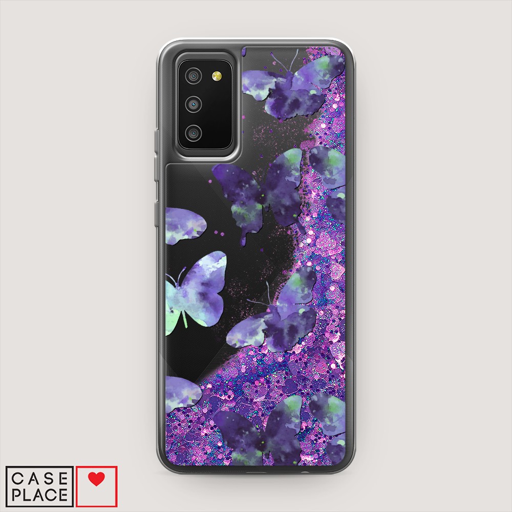 

Чехол Awog на Samsung Galaxy A02s / Самсунг A02s "Бабочки отпечатки", Разноцветный, 2102392-1
