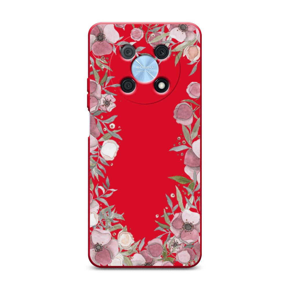 

Чехол Awog на Huawei P50 Pro "Розовая цветочная рамка", Розовый;зеленый, 6109353-1