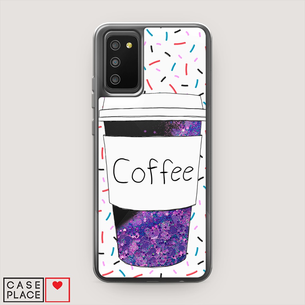 

Чехол Awog на Samsung Galaxy A02s / Самсунг A02s "Coffee прозрачный стакан", Разноцветный, 2102392-1