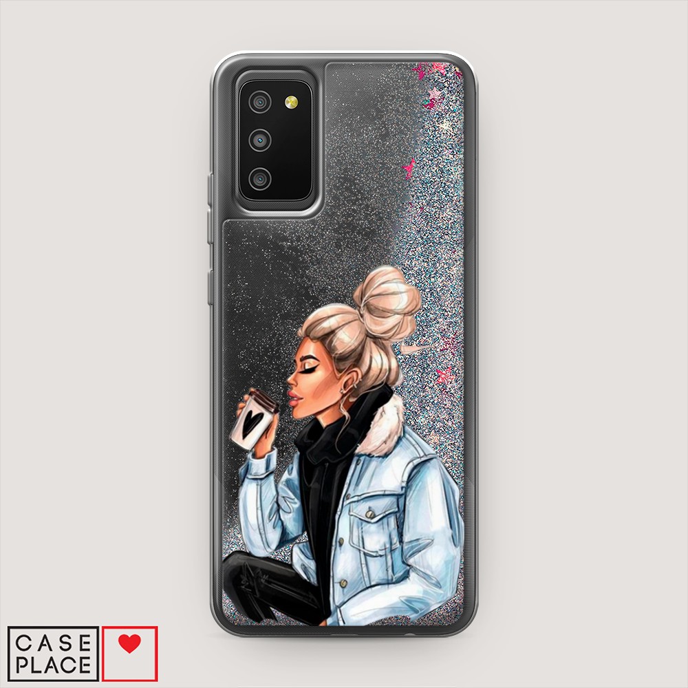 Чехол Awog на  Samsung Galaxy A02s / Самсунг A02s Cute girl