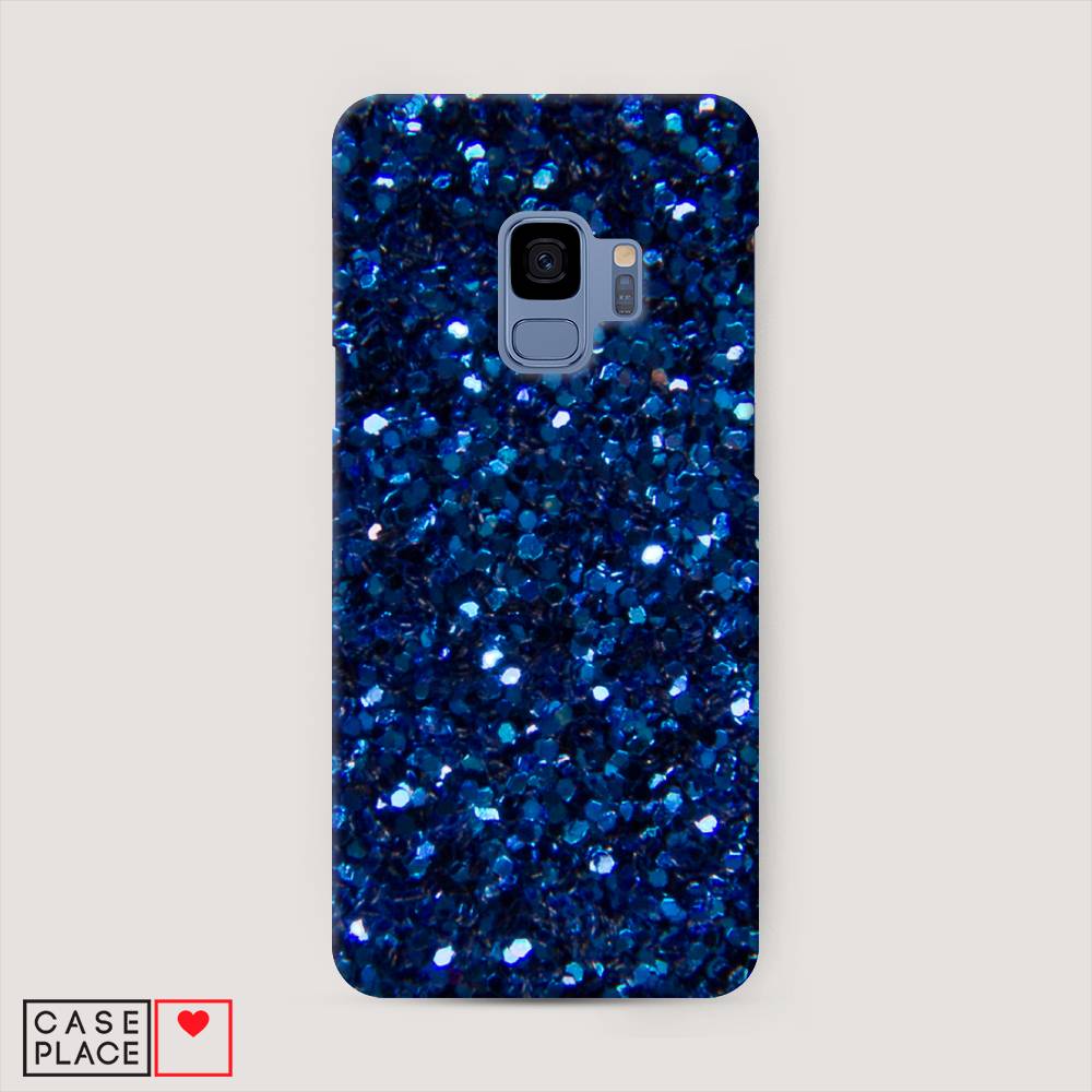 

Чехол Awog "Синие блестки рисунок" для Samsung Galaxy S9