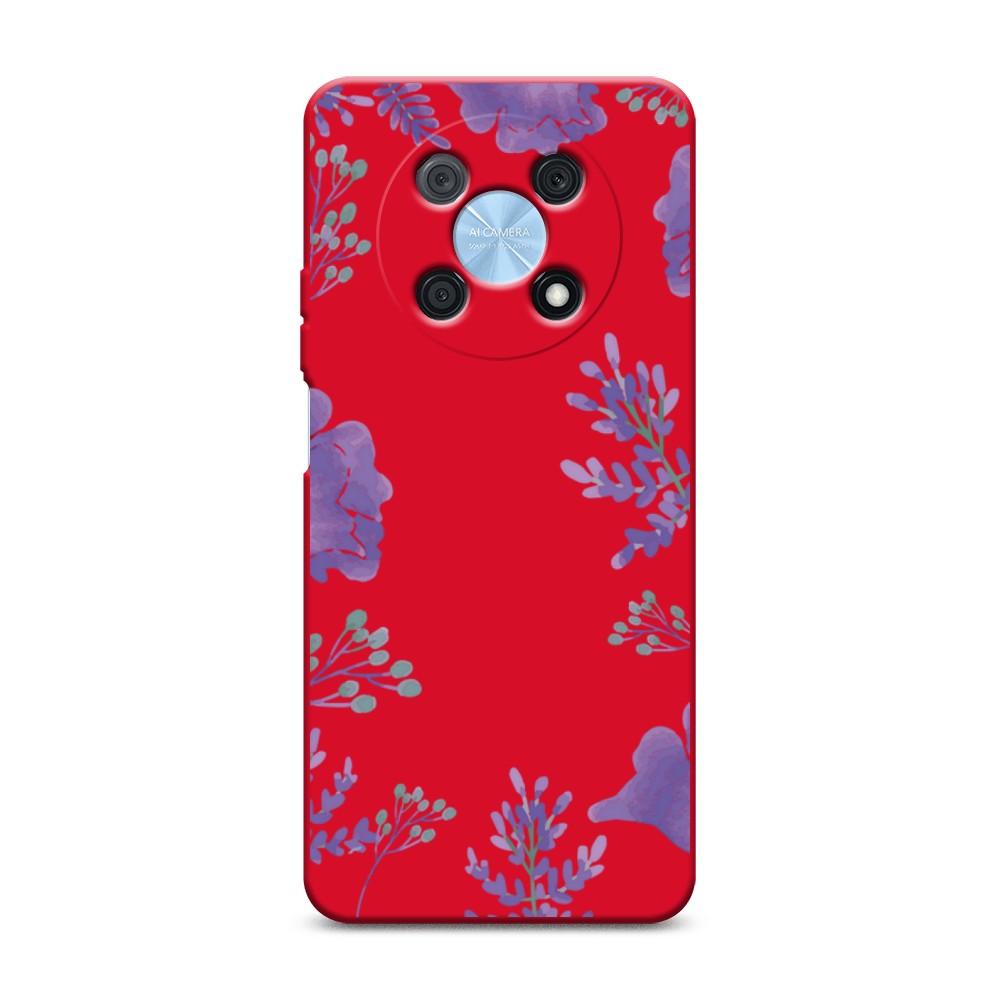 

Чехол Awog на Huawei P50 Pro "Сиреневая цветочная рамка", Прозрачный;фиолетовый, 6109353-1