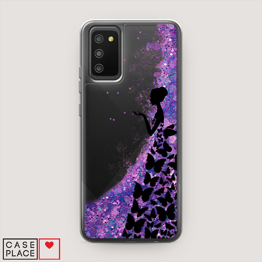 

Чехол Awog на Samsung Galaxy A02s / Самсунг A02s "Дама в бабочках", Разноцветный, 2102392-1