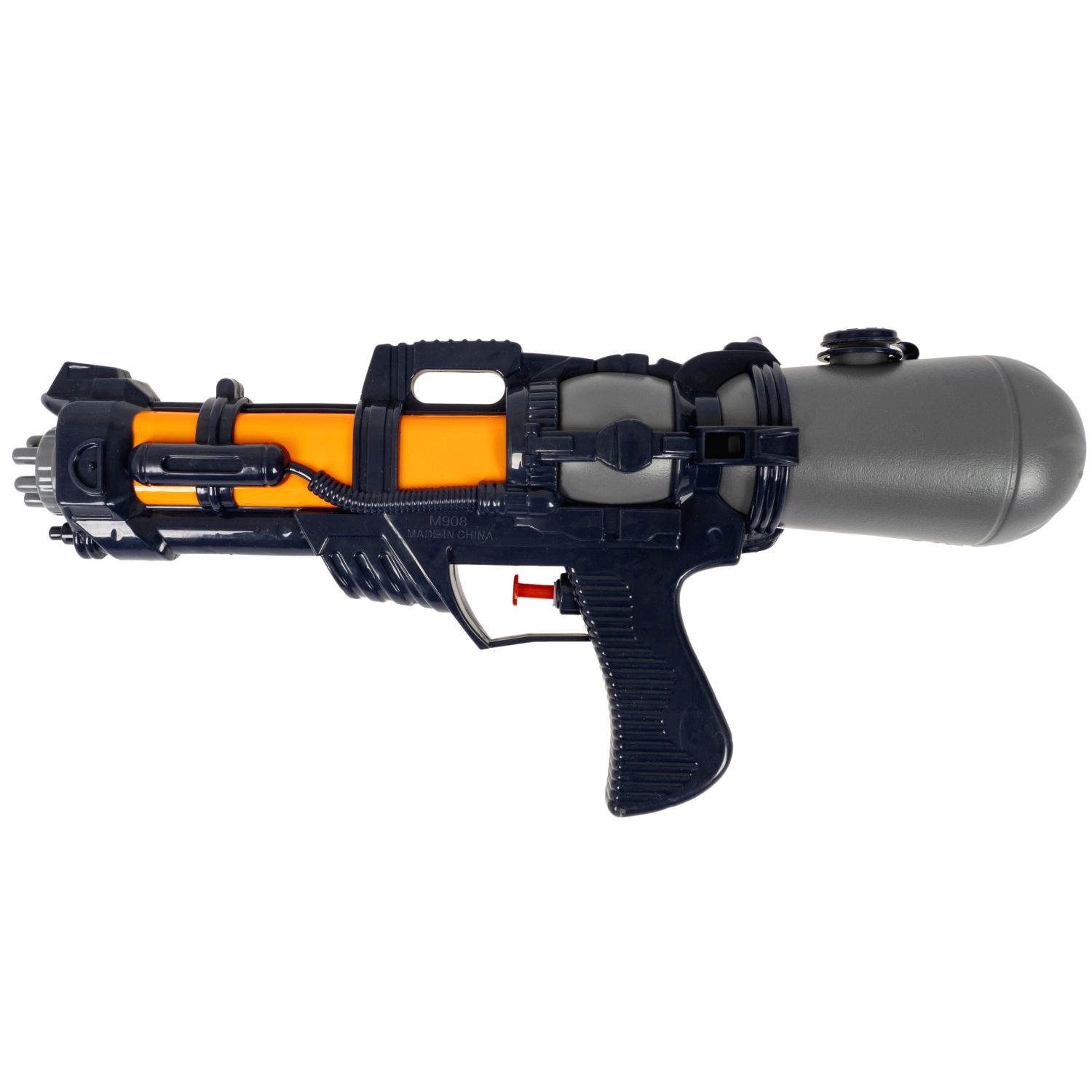 Водный пистолет игрушка с помпой Bondibon Наше Лето, 450 мл, черный, стрельба 6-8м
