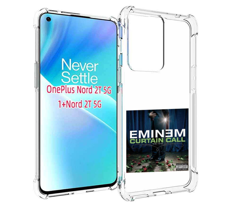 

Чехол MyPads Eminem CURTAIN CALL, THE HITS для OnePlus Nord 2T, Прозрачный, Tocco