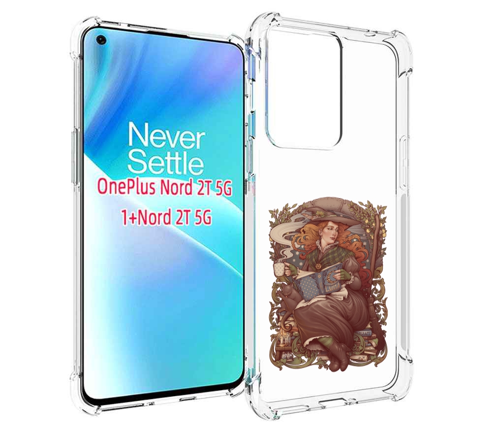 

Чехол MyPads Женские_126 для OnePlus Nord 2T, Прозрачный, Tocco