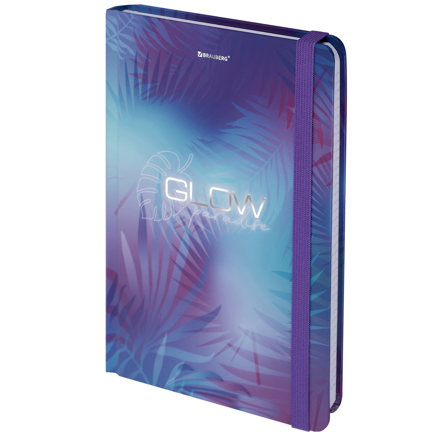 

Блокнот Brauberg Glow, записная книжка, А5, тетрадь для записей, рисования в клетку 96 л, 628