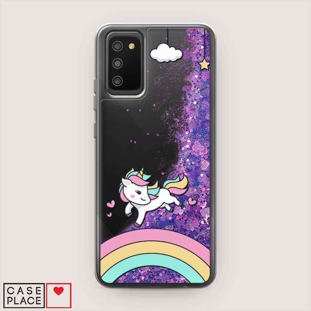 

Чехол Awog на Samsung Galaxy A02s / Самсунг A02s "Единорог на радуге", Разноцветный, 2102392-1