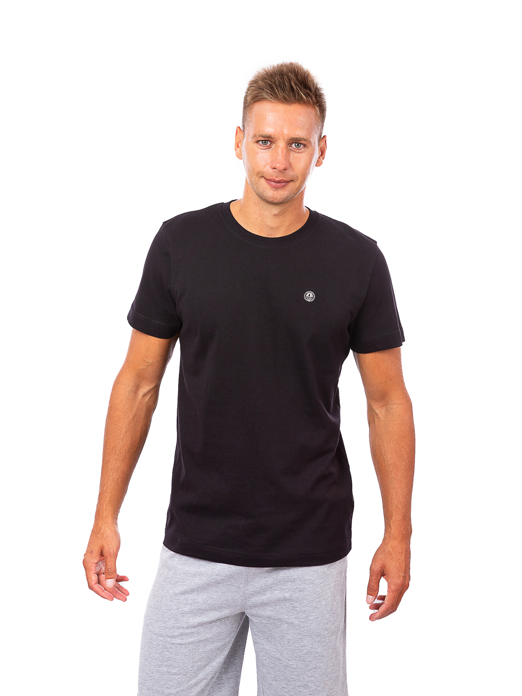 

Футболка унисекс NAVY SAIL NYC6001 черная L, Черный, NYC6001
