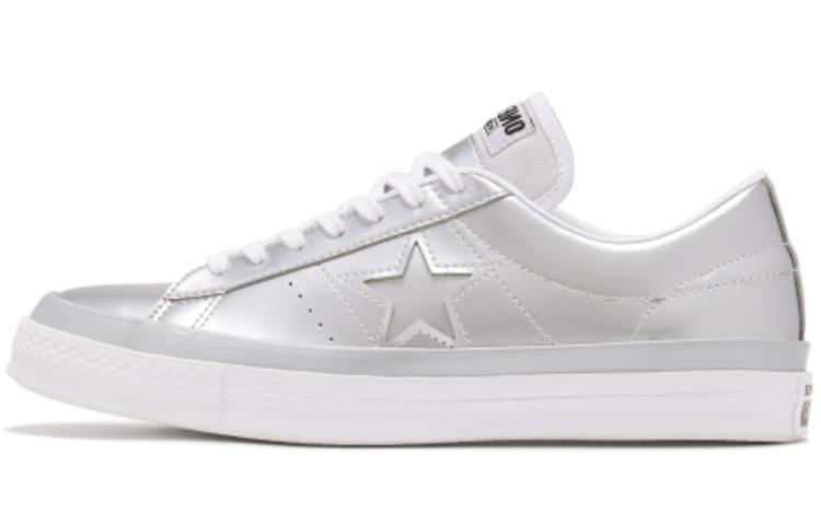 

Кеды унисекс Converse one star low серебристые 36 EU, Серебристый, one star low