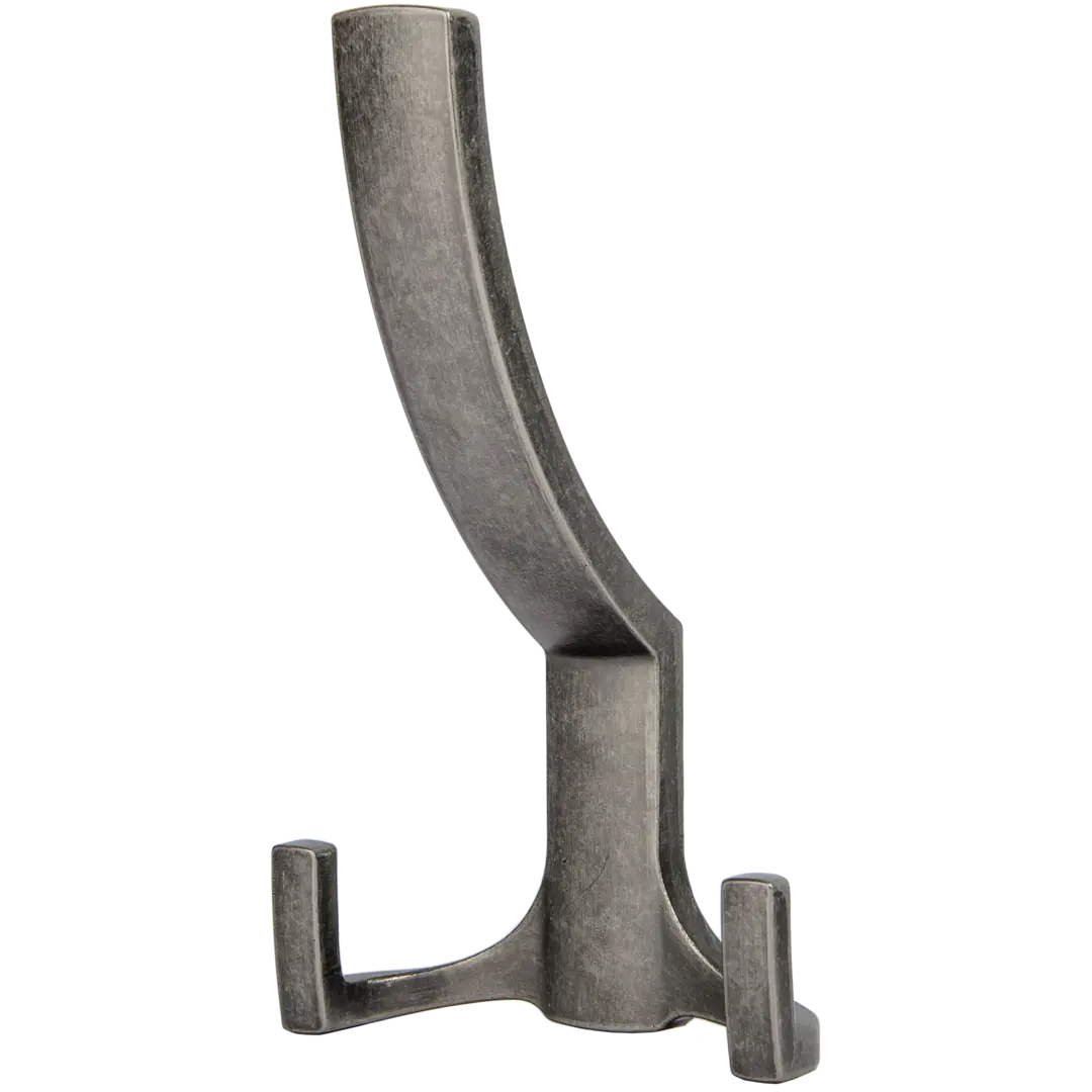 

Крючок-вешалка Kerron KR0340, 30x145 мм, цвет чернёный цинк, Коричневый